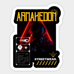 Armakedon Street wear Sticker